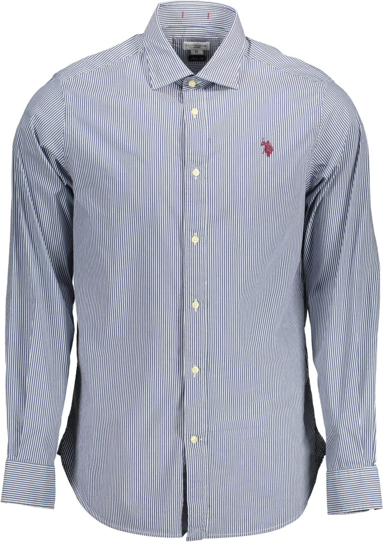 Këmishë për meshkuj U.S. POLO, mëngë të gjata, blu