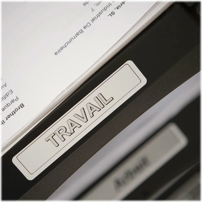 Etiketa Brother DK-11204, 400 copë, 17x54mm, bardhë/zi