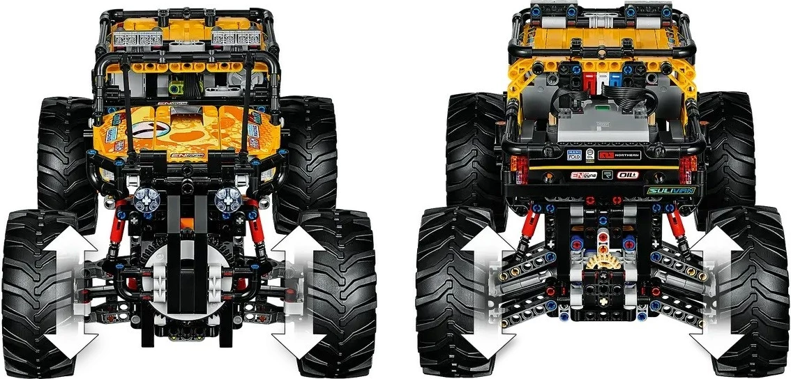 Set LEGO Technic 4X4 X-treme Off-Roader 42099, Portokalli