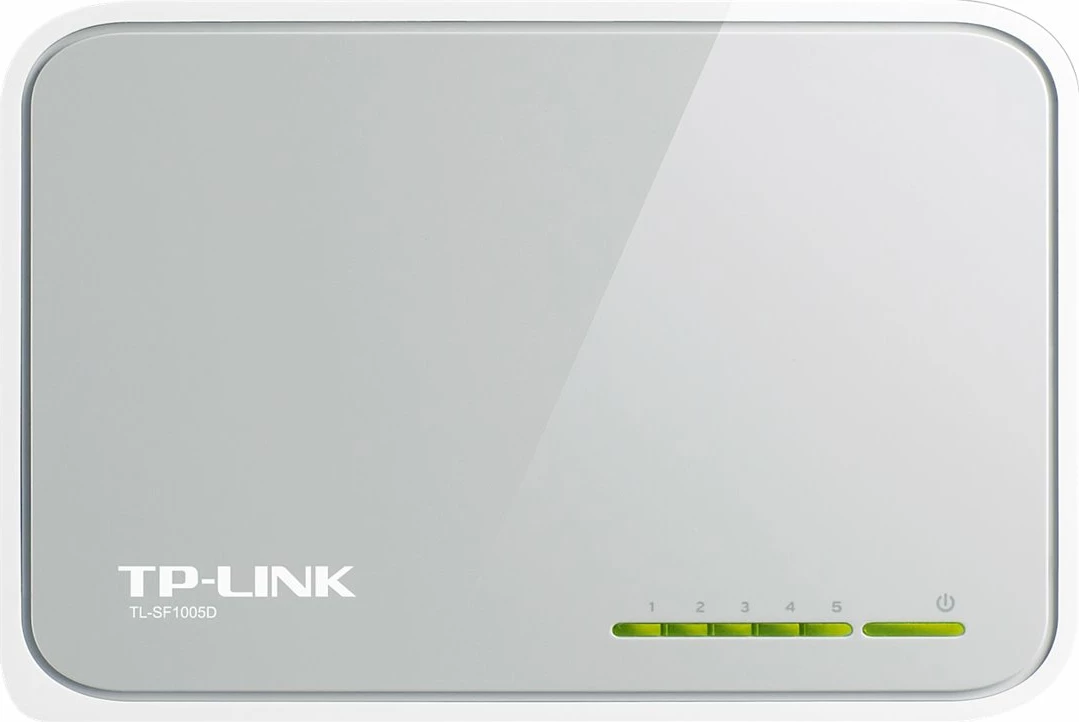 Switch TP-LINK TL-SF1005D, 5 porta, Fast Ethernet, i bardhë