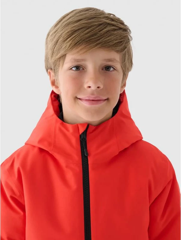 Jakne skijimi për fëmijë 4F, të kuqe