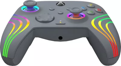 Kontroller i kablluar PDP Afterglow Wave, RGB, USB-C, për Xbox Series X/S & Xbox One & PC, 2.4m, Grey