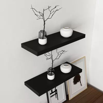 Raft muri, ngjyrë e zezë, Skye Decor, Gizli2 60