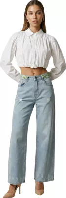 Xhinse për femra I am SLE6PT025301D, denim i çelët [Madhësia: M]
