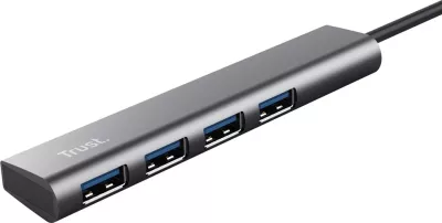 Hub USB Trust Halyx, Gri