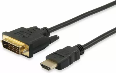 Kabllo HDMI në DVI-D Equip, 2m, e zezë