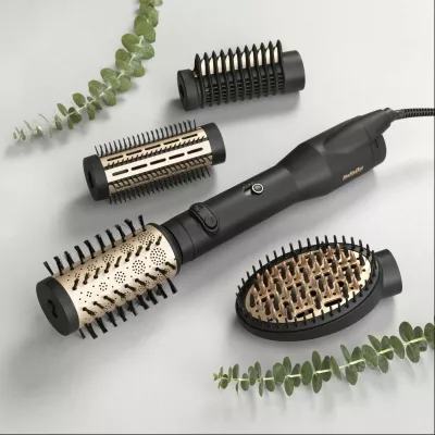 Furçë elektrike për flokë BaByliss AS970E me aksesorë, e zezë