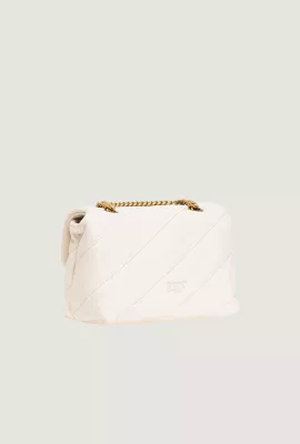Çantë krahu Pinko Love Puff Mini CL 100039 A0F2 për femra, krem