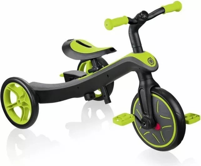 Biçikletë për fëmijë Globber Explorer Trike 4in1, e zezë dhe e verdhë
