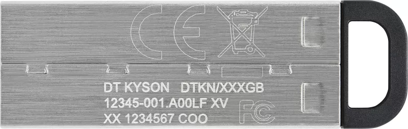 USB Flash Drive Kingston DataTraveler Kyson 128GB, USB Type-A, 3.2 Gen 1, Silver
