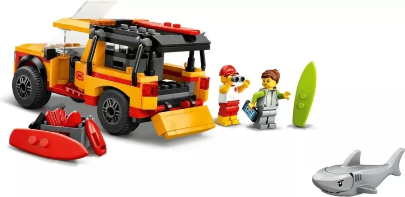Set LEGO City 60453, Kamion shpëtimi plazhi, 2 minifigura