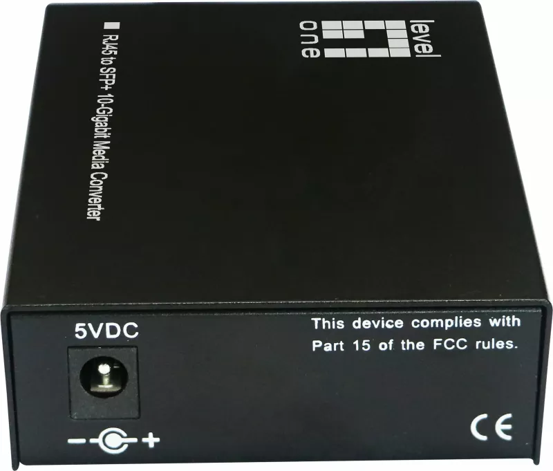 Konvertues rrjeti Level One GVT-2051, 10GBit, RJ45 në SFP+, i zi