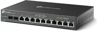 Router TP-LINK ER7212PC Omada 3-në-1, Gigabit, PoE+, i zi