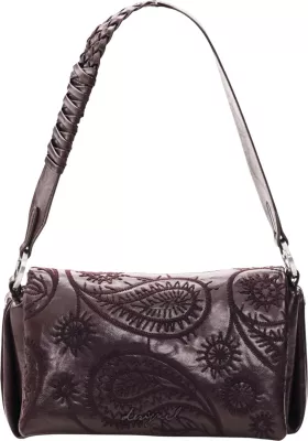 Çantë krahu për femra Desigual Siroco Naron Mini 26WAXPAA, kafe e errët