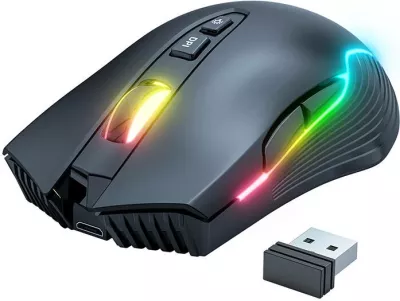 Maus gaming ONIKUMA CW905 wireless, 7 butona, RGB, i zi
