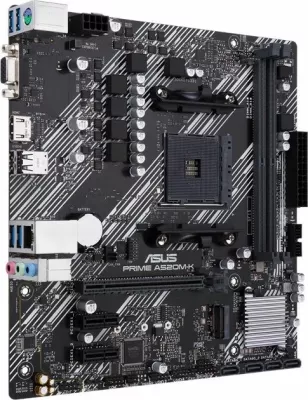 Pllakë amë Asus PRIME A520M-K, 2x RAM DDR4 deri 64GB, M.2, 4x SATA 3