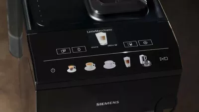 Makineri kafeje, Siemens, TP511R09, espresso automatike 15 bar, depo uji 1.7–2.1L, kafe kokrra, e zezë