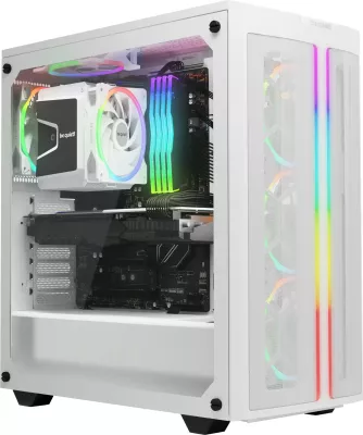 Ventilatorë kasë Be Quiet! LIGHT WINGS 120mm PWM Triple-Pack, bardhë RGB