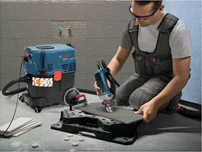 Fshesë industriale Bosch GAS 35 L AFC Professional, 35L, thatë & lagësht, zi/blu