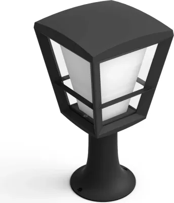 Dritë pedestale Philips Hue White and Colour Ambience Econic, Smart, LED, e zezë