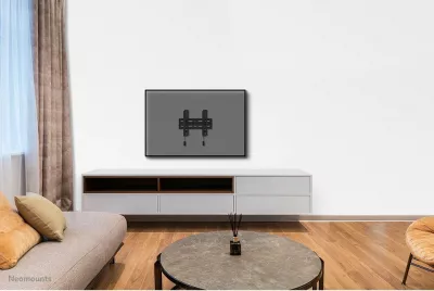Mbajtës muri për TV Newstar WL30S-850BL12, fiks, 24-65 inç, çelik, i zi