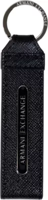 Set portofoli dhe mbajtëse çelësash për meshkuj Armani Exchange XM001275 AF12702, i zi