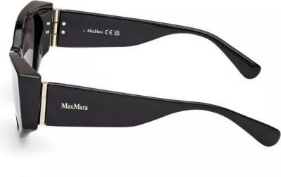 Syze dielli për femra Max Mara Hinge-1 MM0132 01A, të zeza [Madhësia: 58]