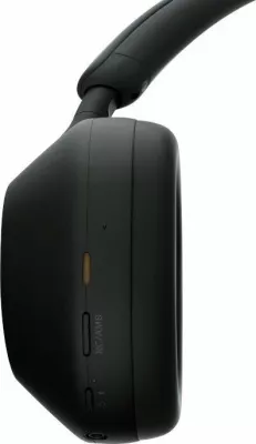 Kufje Sony WH-1000XM5 Bluetooth me ANC dhe mikrofon, të zeza, set me këllëf