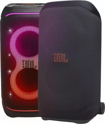 Mbulesë për altoparlant JBL PartyCover Stage 320, e palosshme, rezistente ndaj pluhurit dhe gërvishtjeve, e zezë