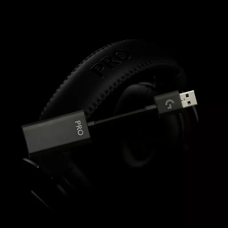 Kufje gaming Logitech G PRO X, me kabllo, 20 - 20000 Hz, 320 g, të zeza