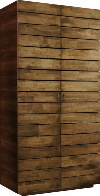 Dollap rrobash Skye Decor, Rb-167, ngjyrë kafe, 90x187x48 cm
