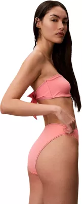 Bikine për femra Calvin Klein Jeans LV00Q61147, rozë pudër [Madhësia: L]