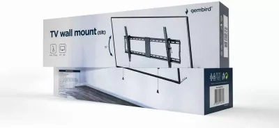 Mbajtëse për televizor Gembird WM-90T-01, 43-90”, e zezë