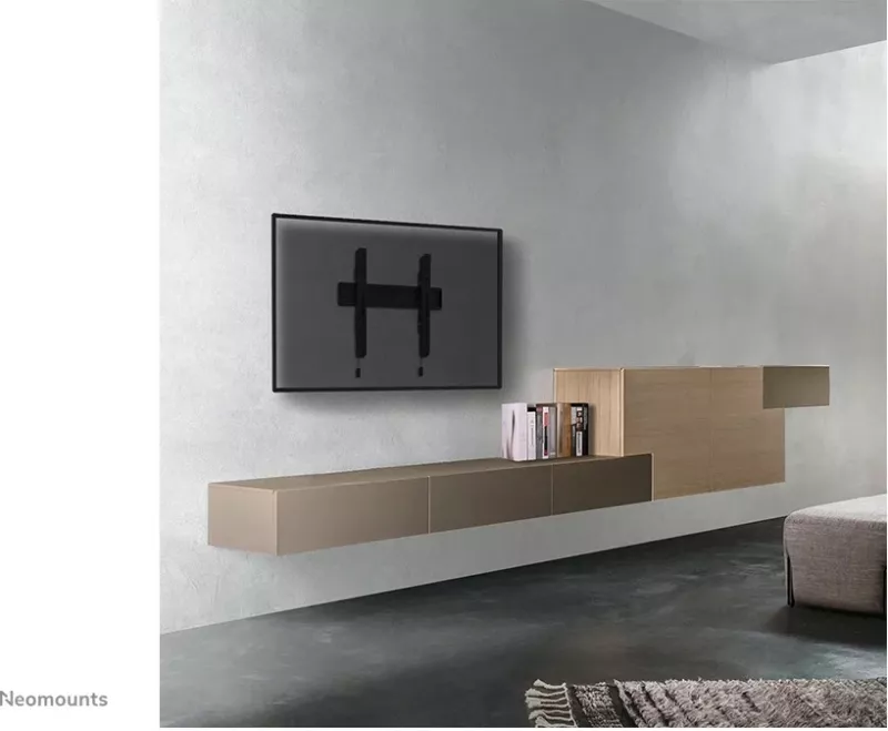 Mbajtës muri për TV Newstar WL30S-850BL14, fiks, 32-75 inç, çelik, i zi