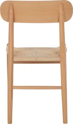 Karrige për ngrënie HELSINKI FH9492.01 dru ahu dhe litar ngjyrë natyrale 46.5x41x80H cm