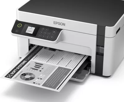 Printer Epson EcoTank M2120, Inkjet, Wi-Fi, Bardhë