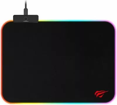 Mauspad HAVIT Gamenote HV-MP901, 363×265×3 mm, RGB LED, kabllo 1.8 m, i zi
