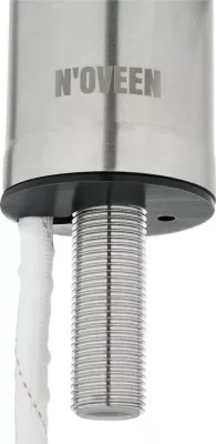 Rubinet ngrohës uji N'OVEEN IWH960, LED panel, inox, IPX4, argjendtë