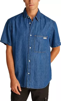 Këmishë me mëngë të gjata për meshkuj Calvin Klein Jeans REGULAR SS DENIM J30J327178, denim