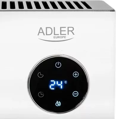 Ngrohës konvektor Adler AD 7752 LCD me telekomandë, Bardhë