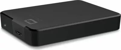 Hard disk i jashtëm WD Elements Portable WDBU6Y0050BBK-WESN 5TB 2.5" USB 3.2, i zi, set me kabllo USB
