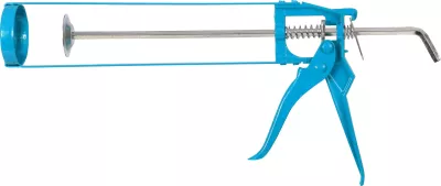 Pistoletë për silikon MEGA 18001, 225 mm, çelik, blu