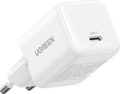 Karikues muri UGREEN 65009 PD 3.0 GaN 30W USB-C, i bardhë