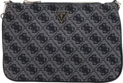 Çantë krahu për femra Guess Flat Pouch PW7561 P6274, antracit