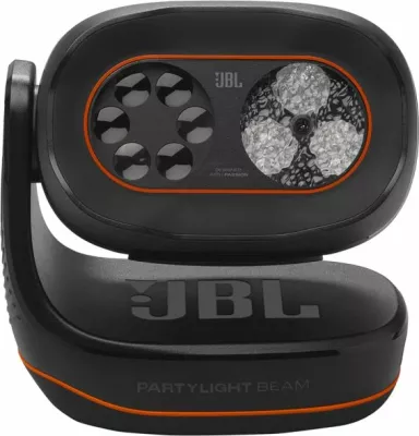 Dritë party JBL PartyLight Beam, 22 W, Bluetooth 5.3, RGB, e zezë