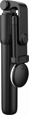 Selfie stick Hurtel WH1YXS tripod teleskopik 1m me llambë LED, mbajtëse telefoni, e zezë