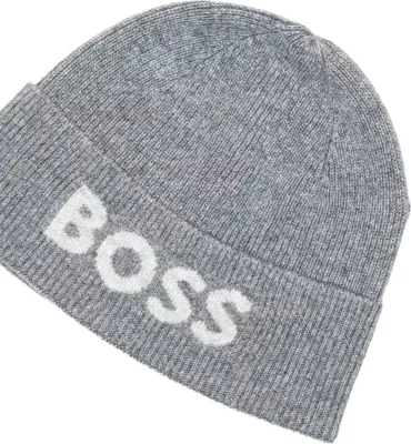 Kapelë dimërore për meshkuj BOSS Elios_Hat 10274291 01 50548777, gri