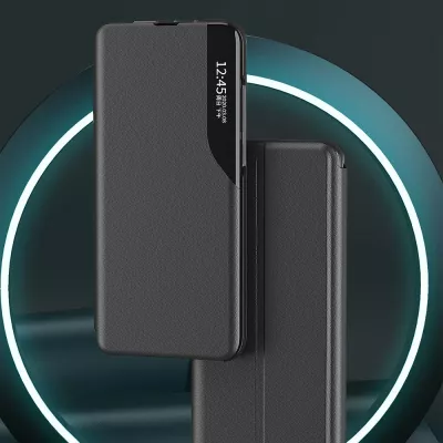 Mbështjellës Hurtel Eco Leather View Case për Xiaomi Redmi Note 11 Pro+ 5G / 11 Pro 5G / Mi 11i HyperCharge / Poco X4 NFC 5G, kaltër