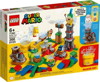 Set ndërtimi LEGO Super Mario 71380 Master Your Adventure Maker, 366 copë, 6+