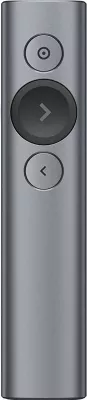Telekomandë prezantimi Logitech Spotlight 910-004861 30 m Bluetooth/2.4 GHz me kasë, argjendtë
